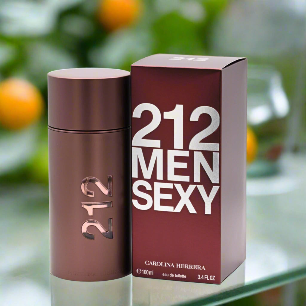 212 SEXY MEN for Men by Carolina Cologne EDT 3.3 / 3.4 oz NEW IN BOX