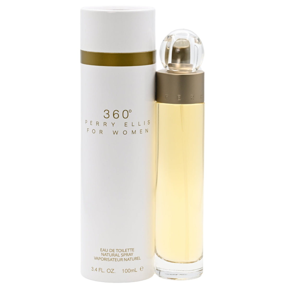 360 by Perry Ellis Perfume 3.3 / 3.4 oz Spray for Women edt NEW IN BOX