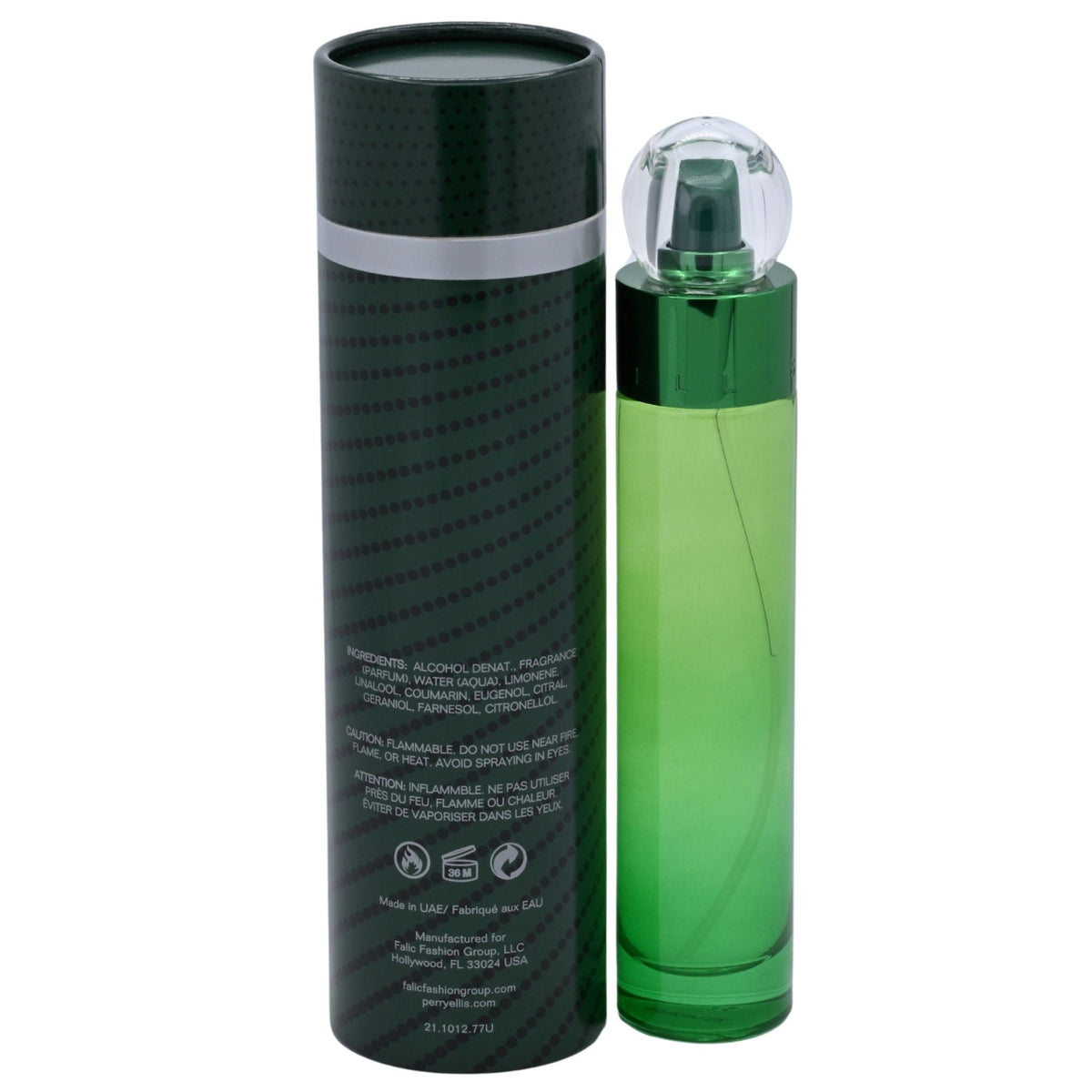 360 GREEN Men Perry Ellis 3.3 / 3.4 oz EDT Cologne for Men New In Box
