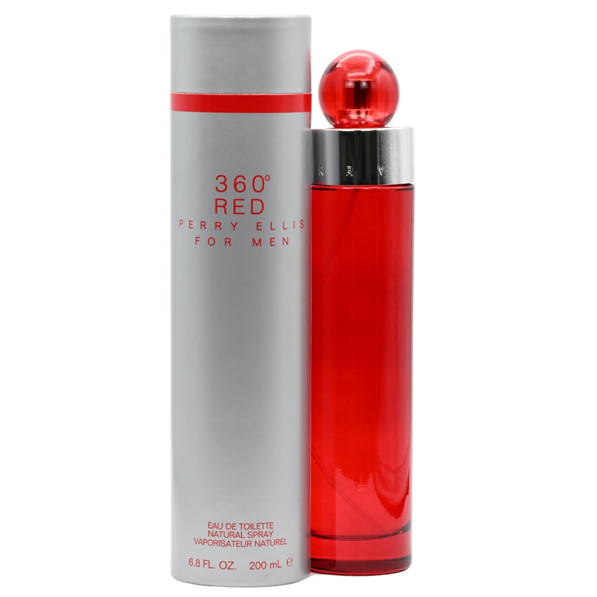 360 RED for Men by Perry Ellis Cologne 6.7 / 6.8 oz New in Box