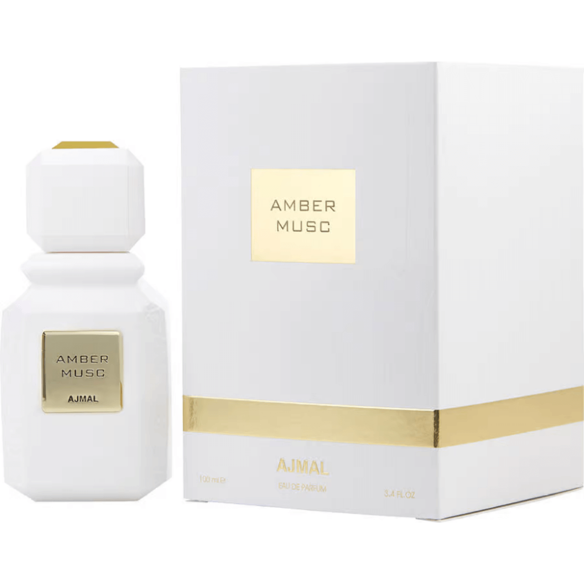 Amber Musc by Ajmal for Unisex EDP 3.3 / 3.4 oz New In Box