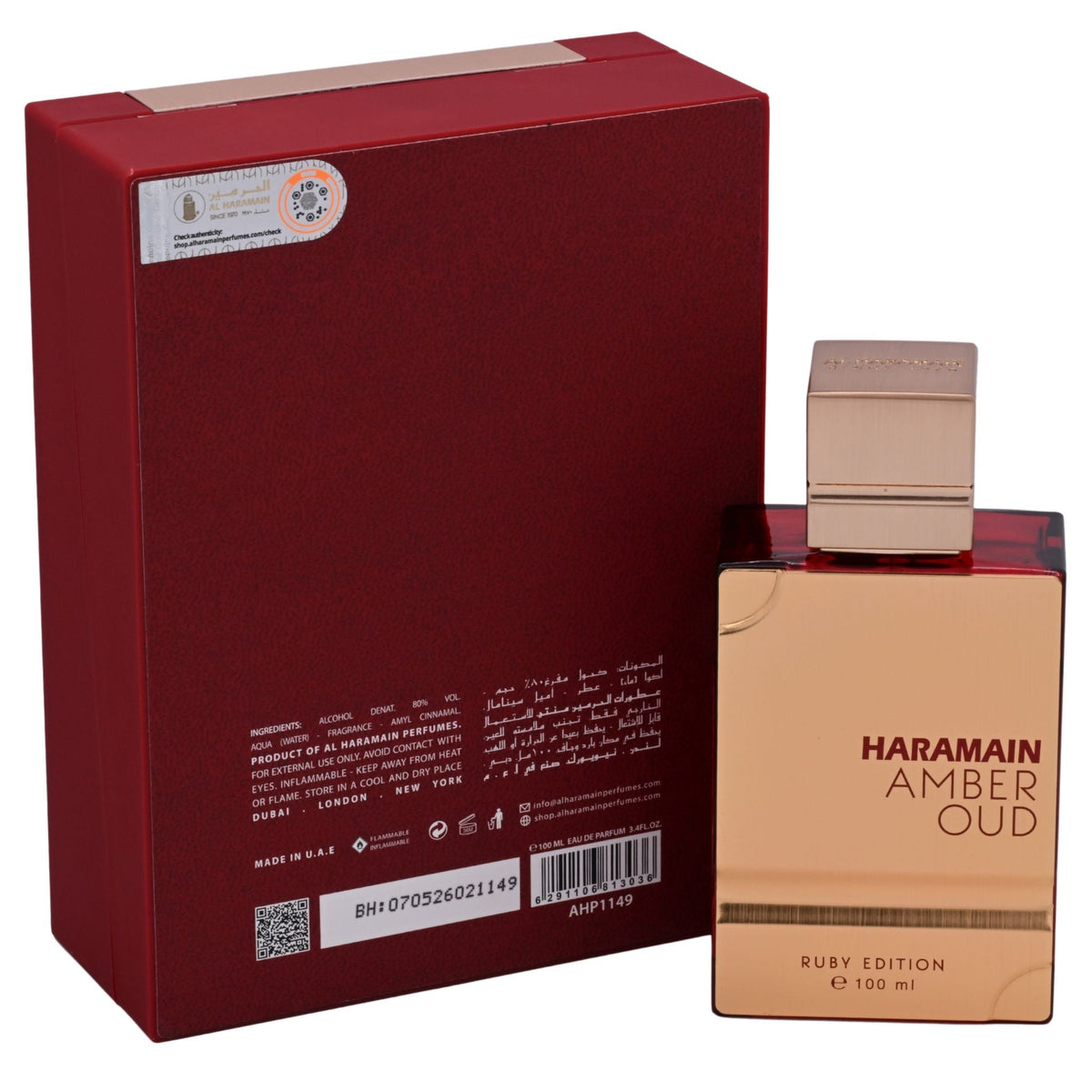 Amber Oud Ruby Edition by Al Haramain perfume unisex EDP 3.3 / 3.4 oz New in Box