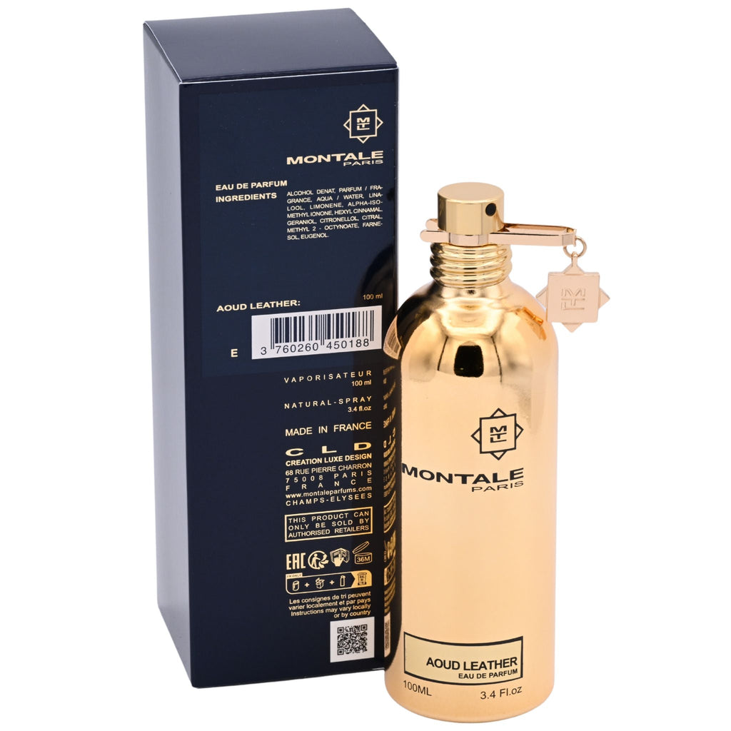 Aoud Leather by Montale for unisex EDP 3.3 / 3.4 oz New In Box