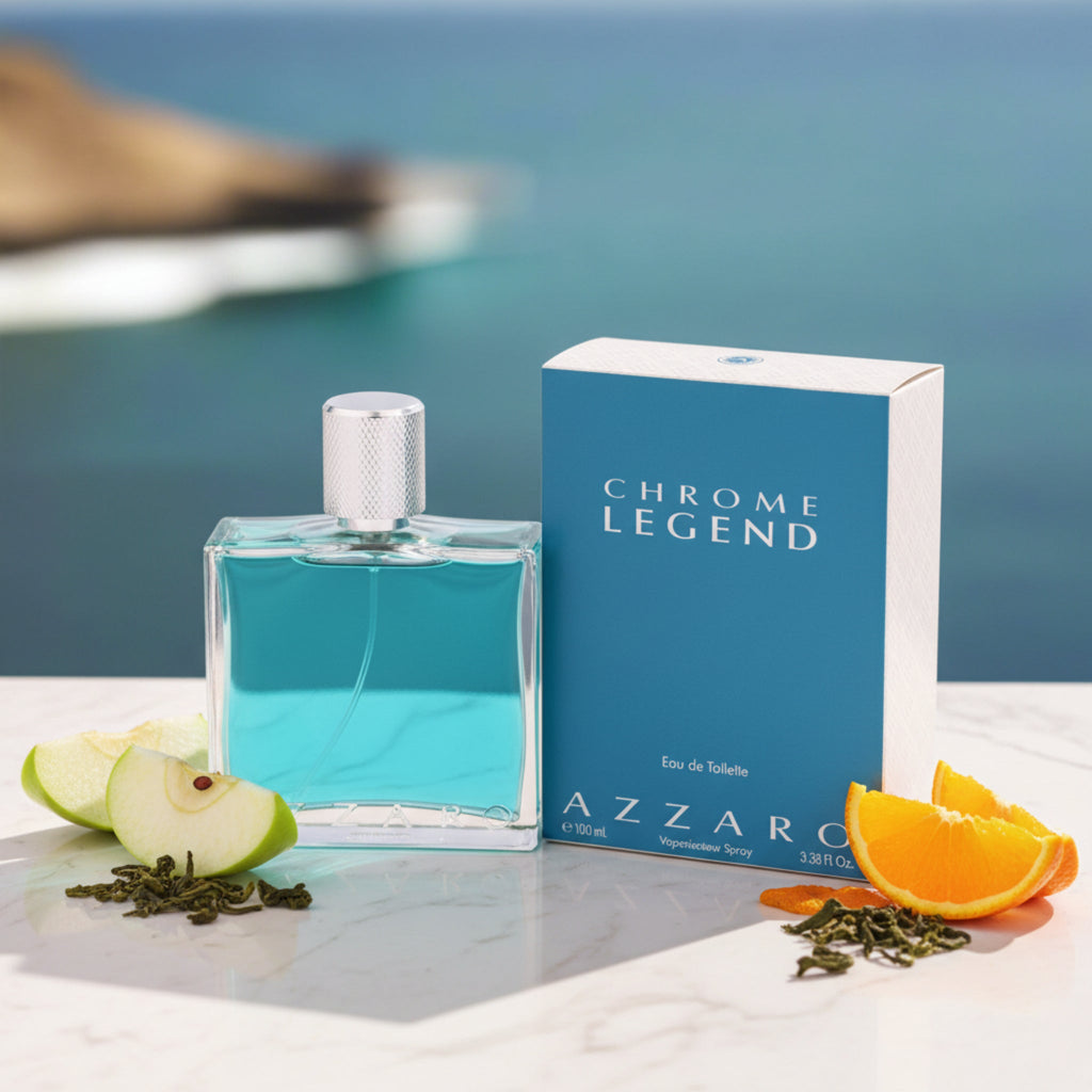 Chrome Legend by Azzaro cologne for Men EDT 3.38 oz New in Box