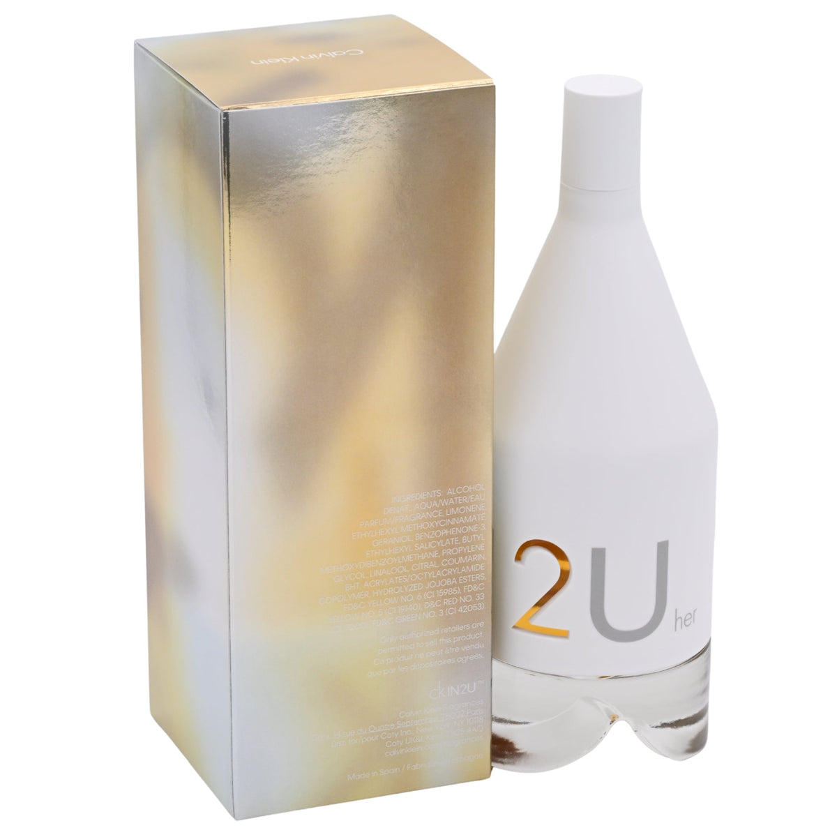 CK IN2U HER by Calvin Klein 5 / 5.0 oz EDT Perfume For Women NEW IN BOX