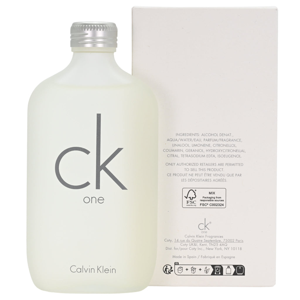 CK ONE by Calvin Klein Perfume for Unisex EDT 6.7 / 6.8 oz New in Box