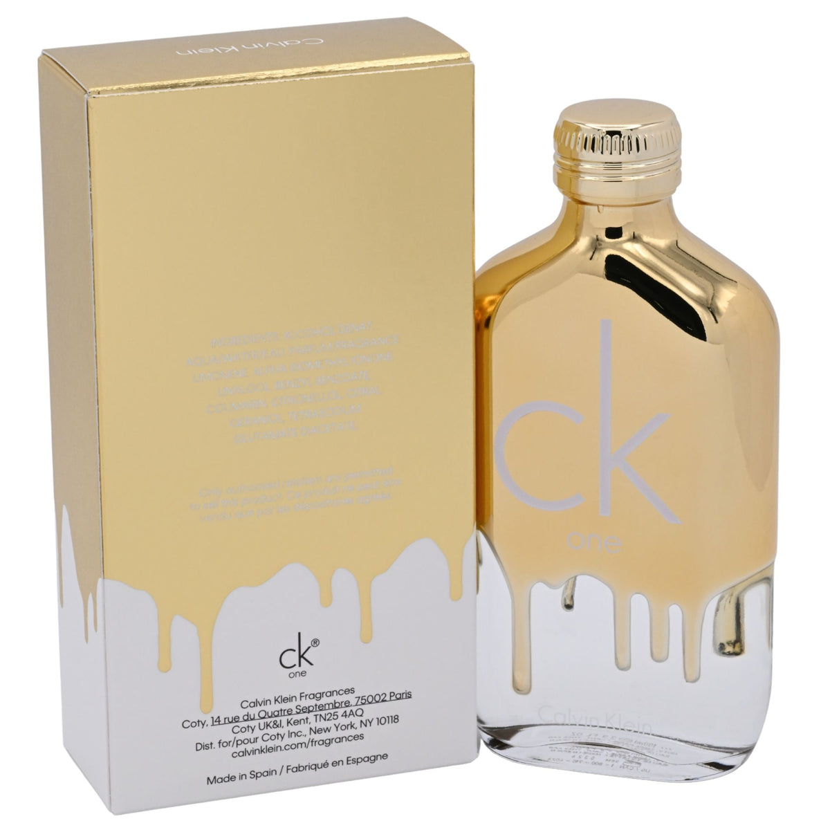 Ck one Gold by  Calvin Klein for unisex EDT 3.3 / 3.4 oz New in Box