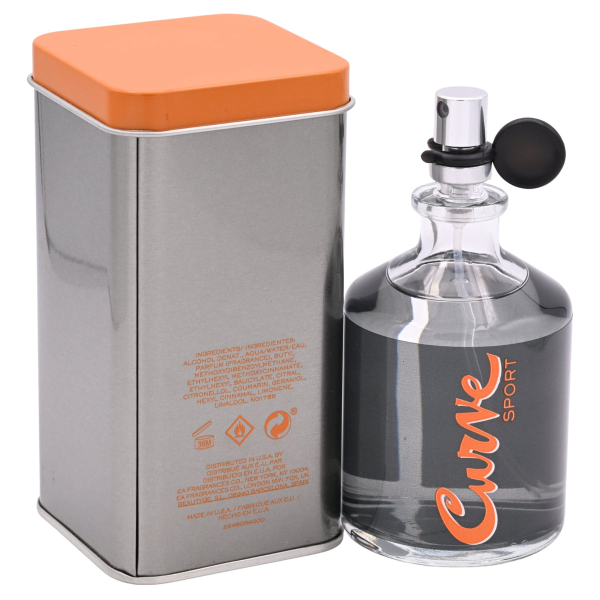 CURVE SPORT Men cologne edc 4.2 oz 4.0 NEW IN BOX