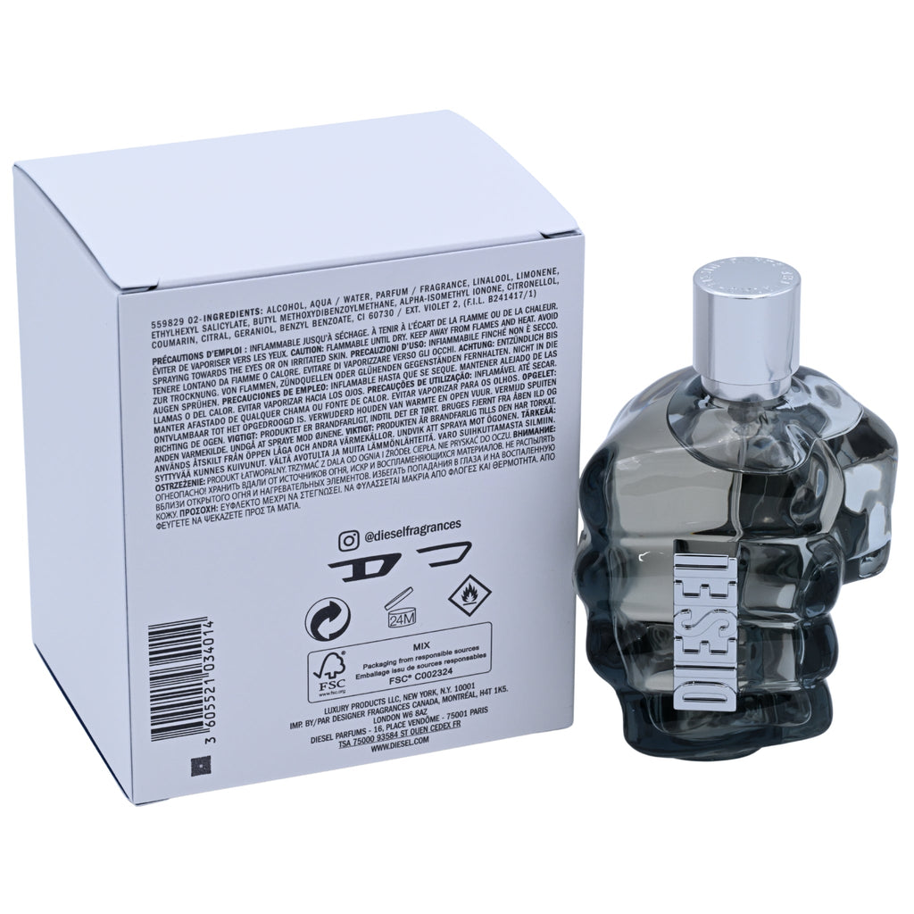DIESEL ONLY THE BRAVE by DIESEL cologne for Men EDT 4.2 oz New in Box