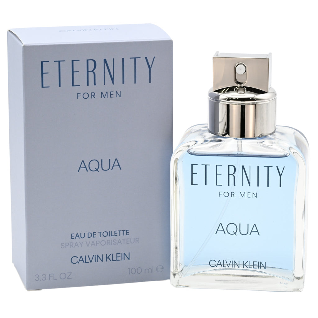 ETERNITY AQUA by Calvin Klein Cologne for Men EDT 3.3 / 3.4 oz New In Box