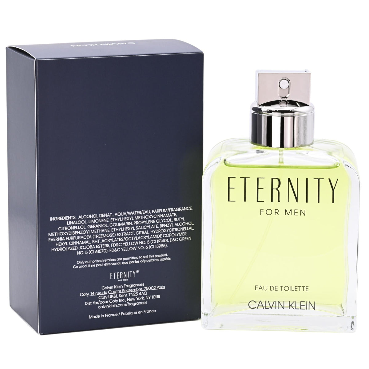 ETERNITY by Calvin Klein Cologne for Men EDT 6.7 / 6.8 oz New In Box