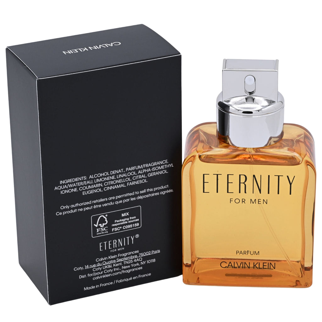 Eternity by Calvin Klein parfum for men 3.3 / 3.4 oz New in Box