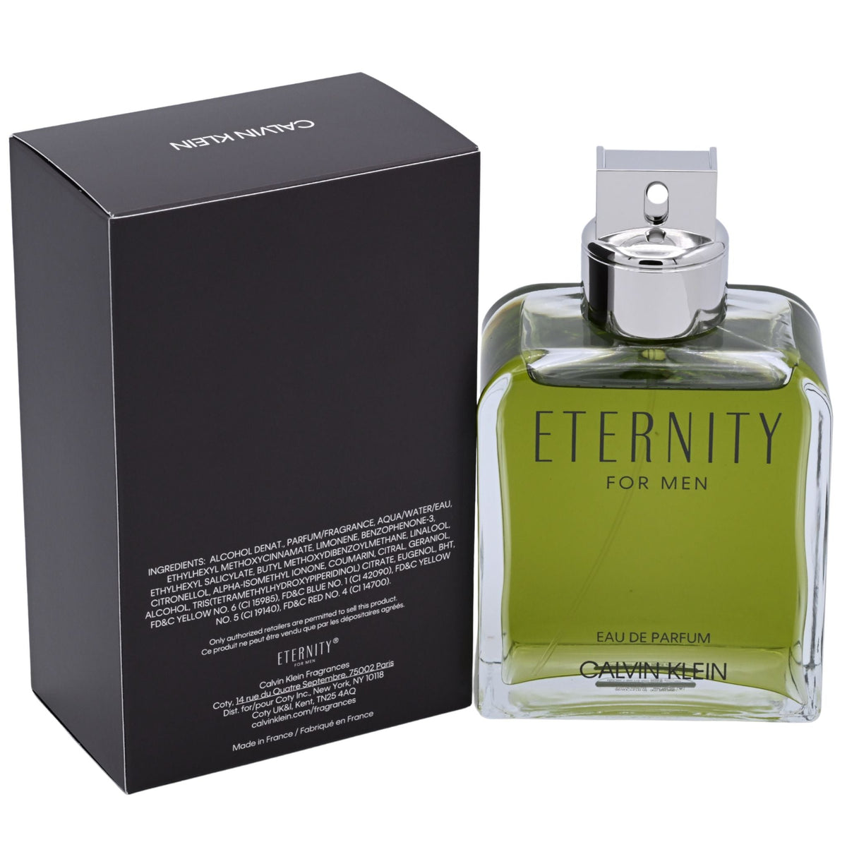 ETERNITY by Calvin Klein Perfume for men EDP 6.7 / 6.8 New in box