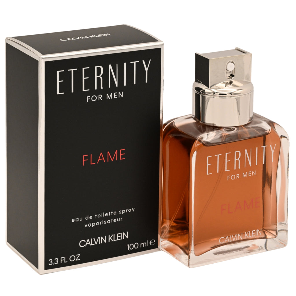 ETERNITY FLAME by Calvin Klein cologne for Men EDT 3.3 / 3.4 oz New in Box