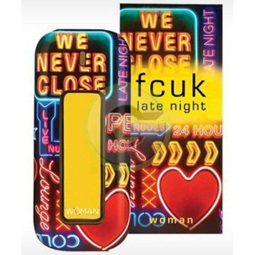 FCUK LATE NIGHT by French Connection Perfume 3.3 / 3.4 oz Women edt New in Box