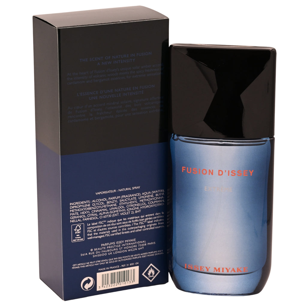 Fusion D'issey Extreme by Issey Miyake men EDT intense 3.3 / 3.4  oz New In Box