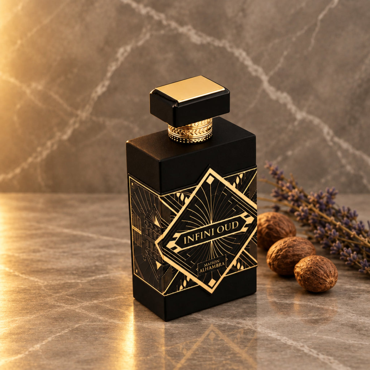 Infini Oud by Maison Alhambra perfume for unisex EDP 3.3 / 3.4 oz New in Box