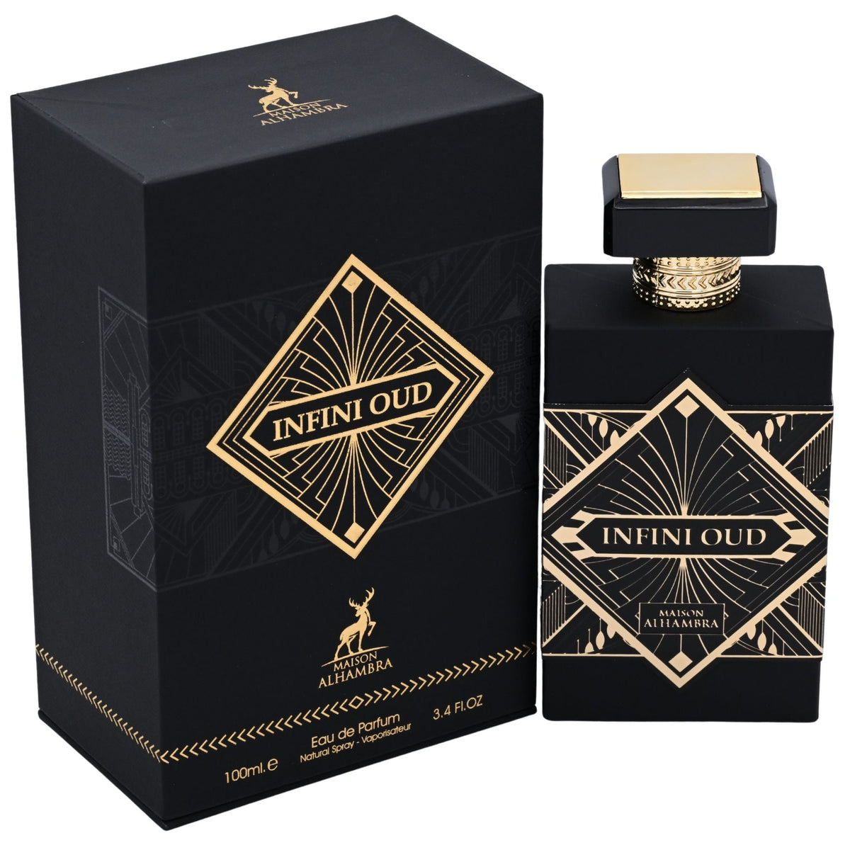 Infini Oud by Maison Alhambra perfume for unisex EDP 3.3 / 3.4 oz New in Box
