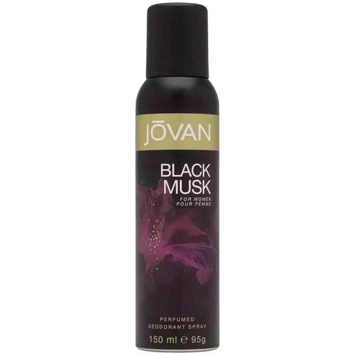 Jovan Black Musk by Coty deodorant spray for women 5 / 5.0 oz New