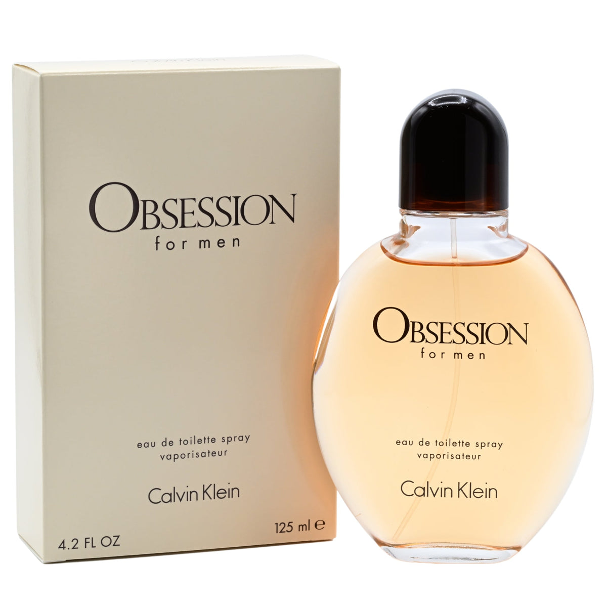 OBSESSION by Calvin Klein Cologne for Men EDT 4.0 oz New in Box