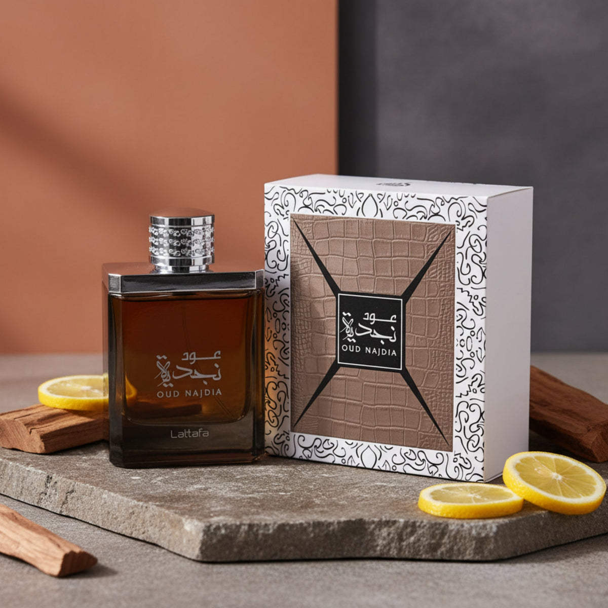Oud Najdia by Lattafa perfume for unisex  EDP 3.3 / 3.4 oz New in Box