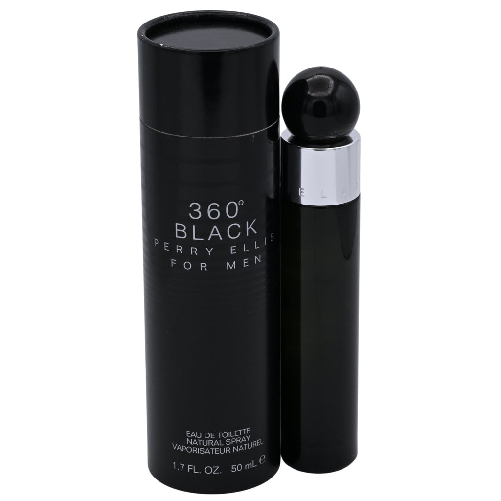 Perry Ellis 360° Black for Men Eau de Toilette Spray 1.7 oz by Perry Ellis