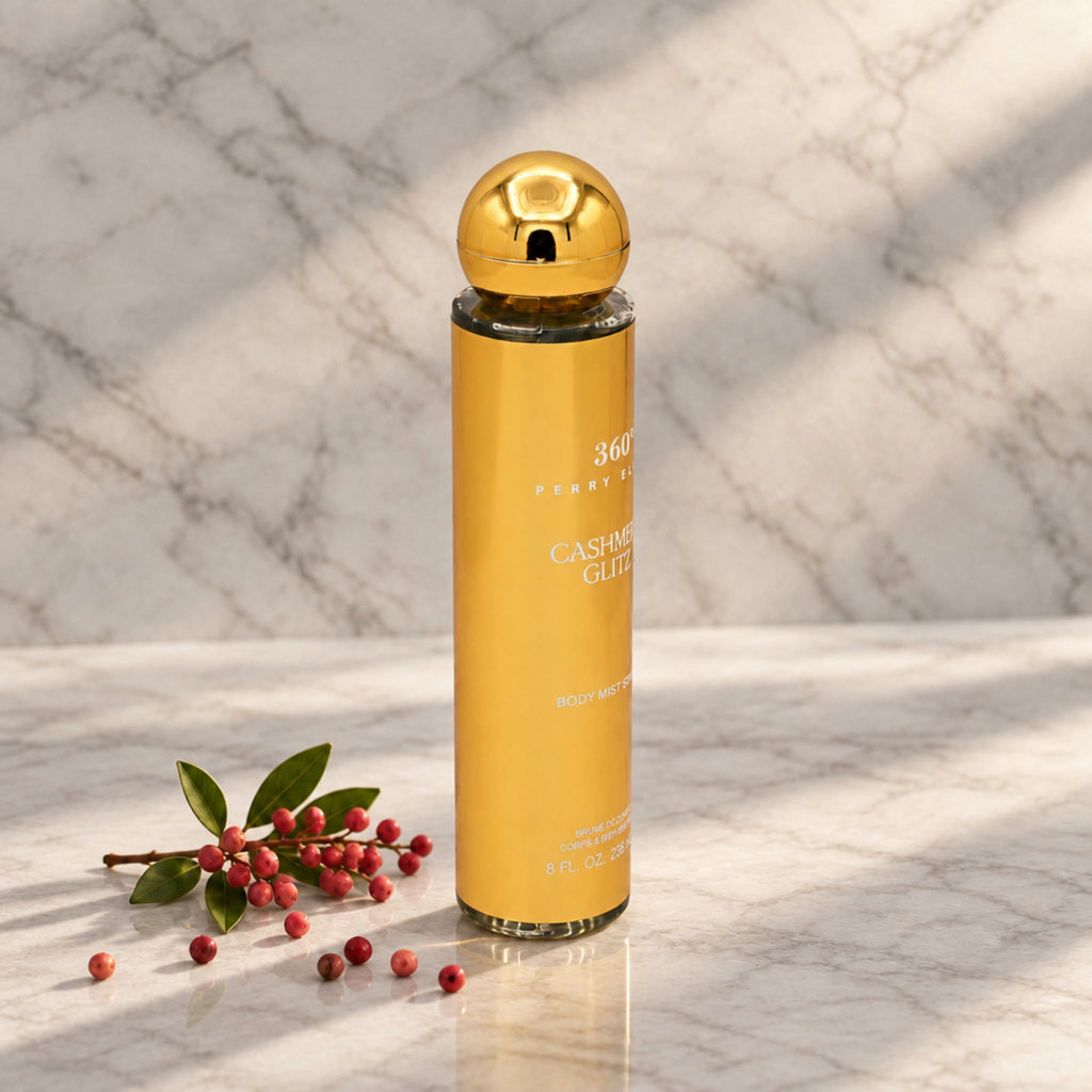 Perry Ellis 360° Cashmere Glitz Fragrance Mist Spray Women 8 oz Body Mist