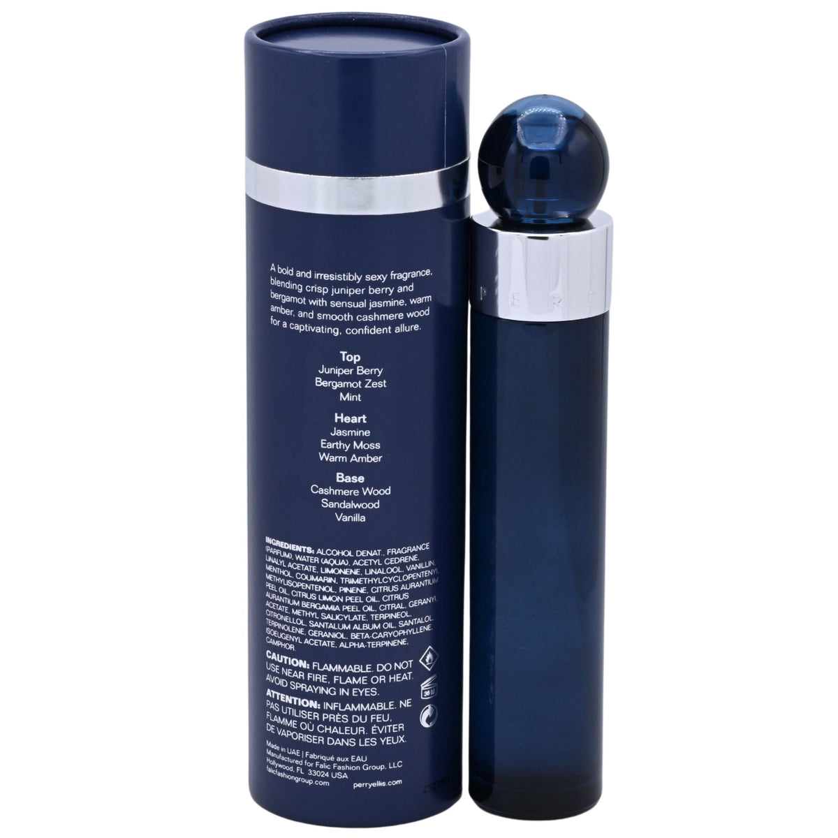 Perry Ellis 360 Navy Eau de Toilette Spray for Men 3.4 oz New Retail Box