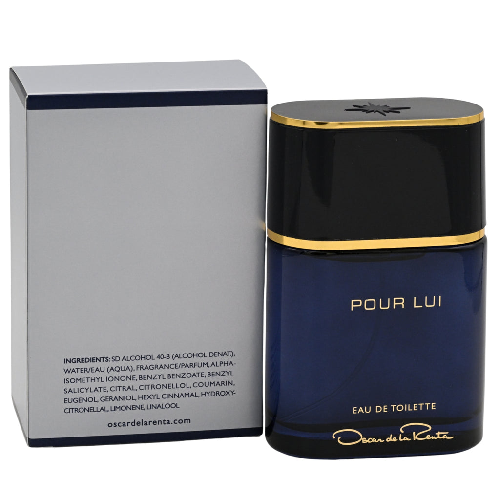 POUR LUI by Oscar de la Renta Cologne 3 / 3.0 oz EDT For Men New in Box