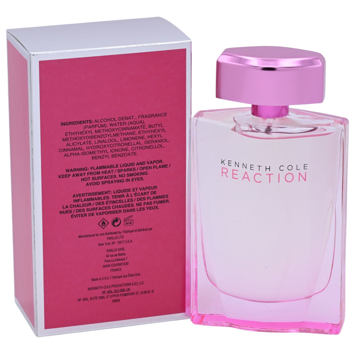 REACTION by Kenneth Cole 3.3 / 3.4 oz EDP Perfume For Women NEW IN BOX