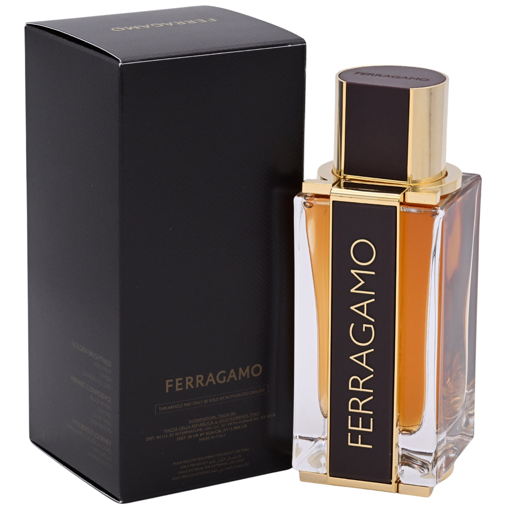 Salvatore Ferragamo Ferragamo Spicy Leather Parfum Spray for Men 3.4 oz (New Retail Box)